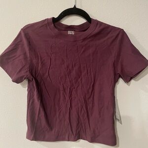 BDG Short Sleeve Tee in Deep Plum medium NWT